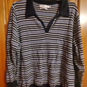 Like new 3X Tommy Hilfiger blue striped top